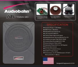 Alternative view of Sub gầm ghế Audiobahn AB-10AW.2D