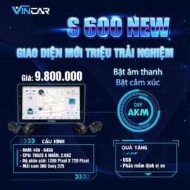MÀN HÌNH ANDROID VINCAR S600 360