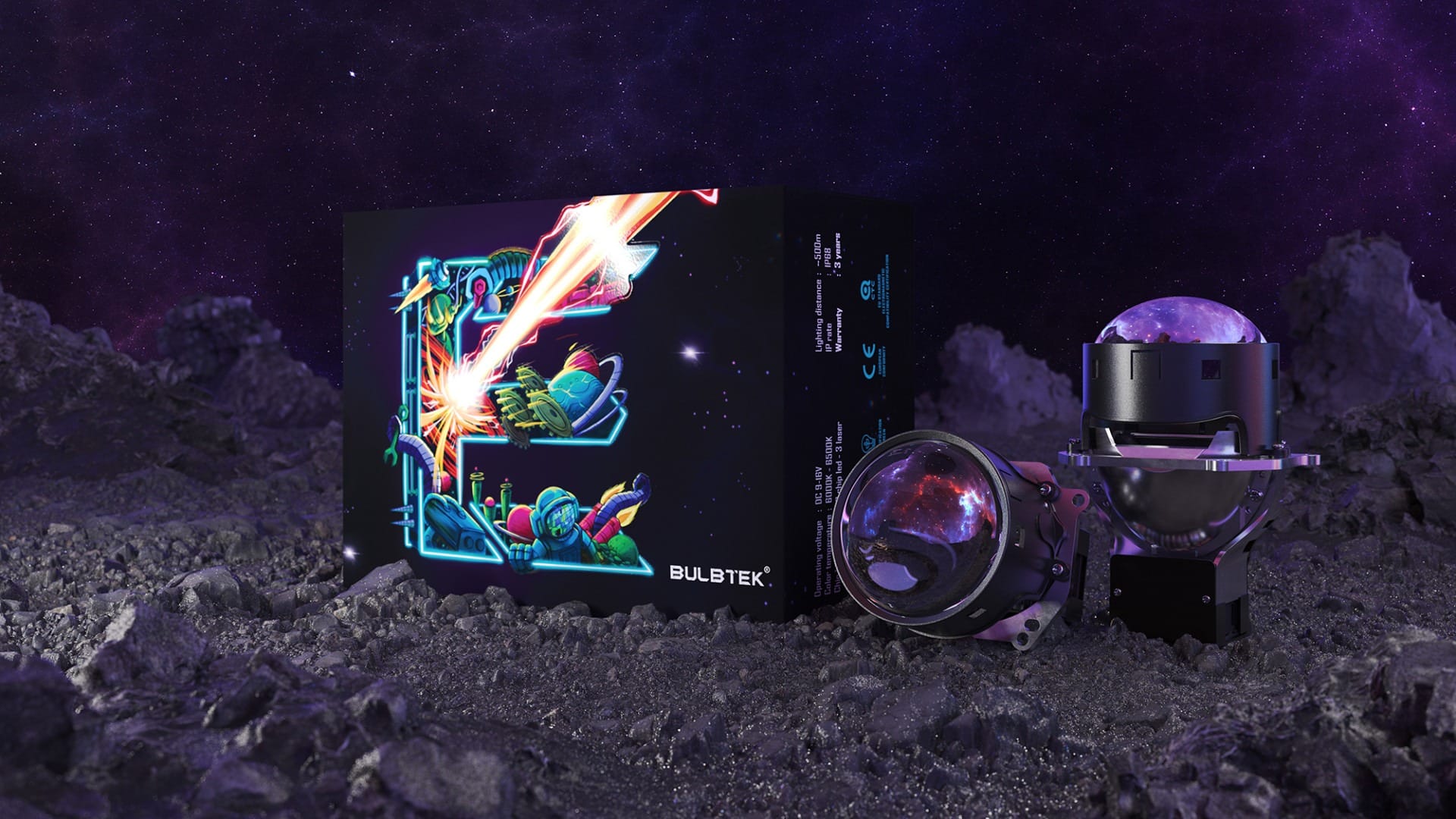 ĐÈN BI LASER Ô TÔ EXPLODE BULBTEK 2 ĐÈN BI LASER Ô TÔ EXPLODE BULBTEK - Ảnh 2