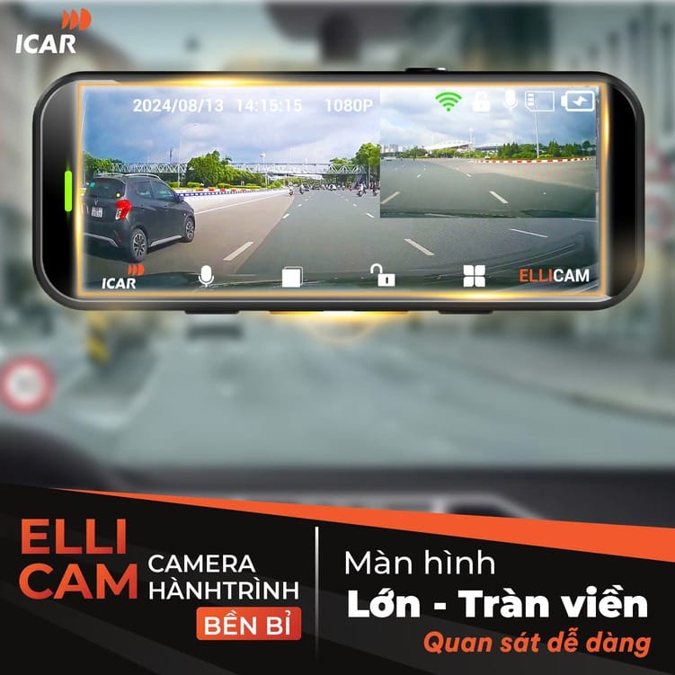 Camera hành trình Ellicam A650 8 Camera hành trình Ellicam A650 - Ảnh 8