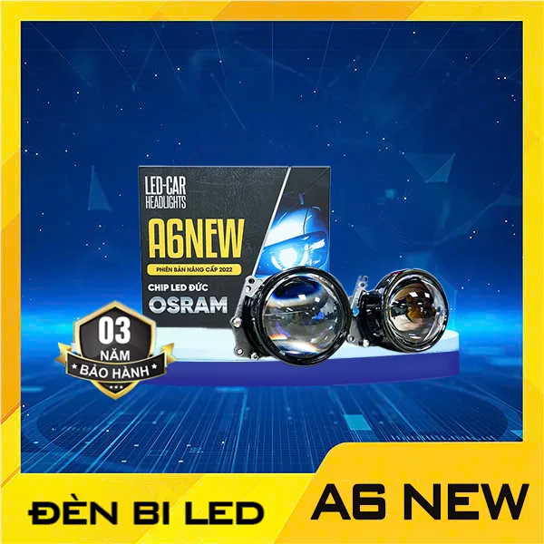 Đèn Bi LED A6 New 1 Đèn Bi LED A6 New