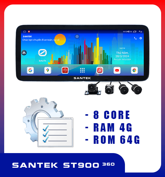 Màn hình Santek ST900 360 1 Màn hình Santek ST900 360