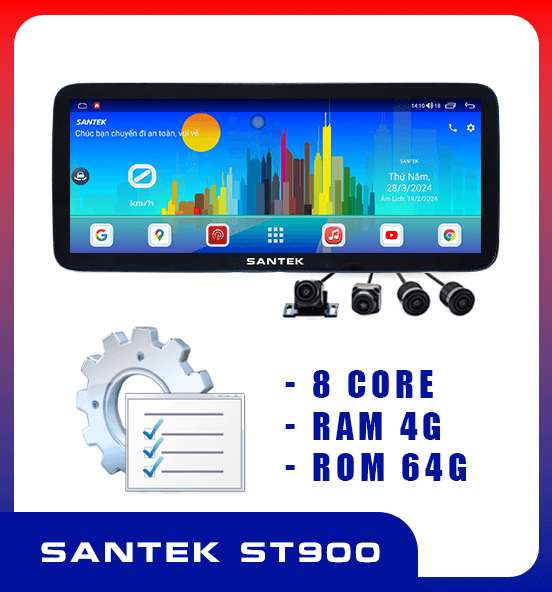 Màn hình Santek ST900 1 Màn hình Santek ST900
