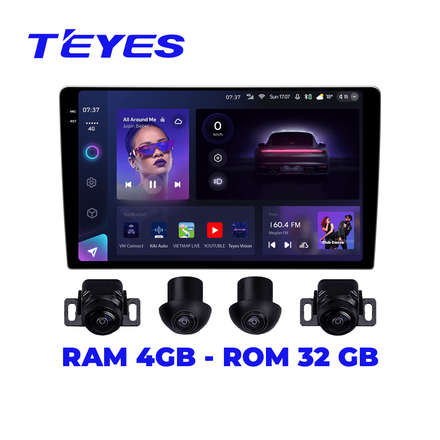 TEYES CC3 2K 360 Liền Camera 360 2 TEYES CC3 2K 360 Liền Camera 360 - Ảnh 2