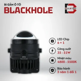 BI GẦM Ô TÔ BLACKHOLE BULBTEK TRỢ SÁNG TOP 1
